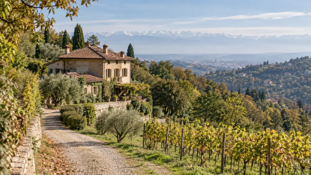 Casa sulle colline torinesi inserita nel paesaggio tutelato da vincolo paesaggistico
